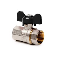 Кран вода RTP 1/2" г/г баб PN40