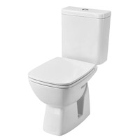 Унитаз-компакт "Нео Лайт" (кос. вып., с 2-кн. арм., нижн. подв., сиденье дюро&soft-close) 1WH302409