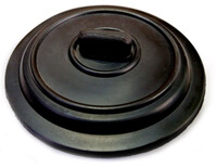 Пробка для ванной чёрная (резина) 