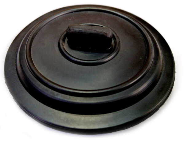 Пробка для ванной чёрная (резина) 