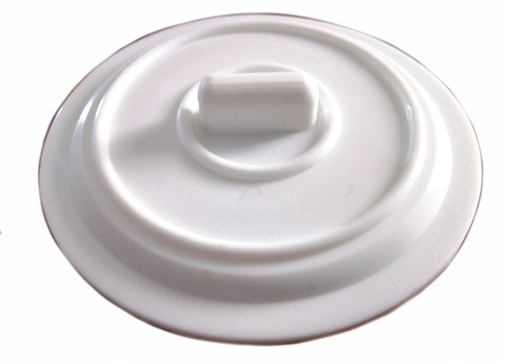 Пробка для ванной белая (силиконовая) 