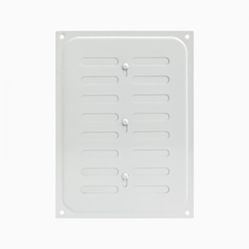 Решетка вентиляционная с заслонкой 165*240 белая