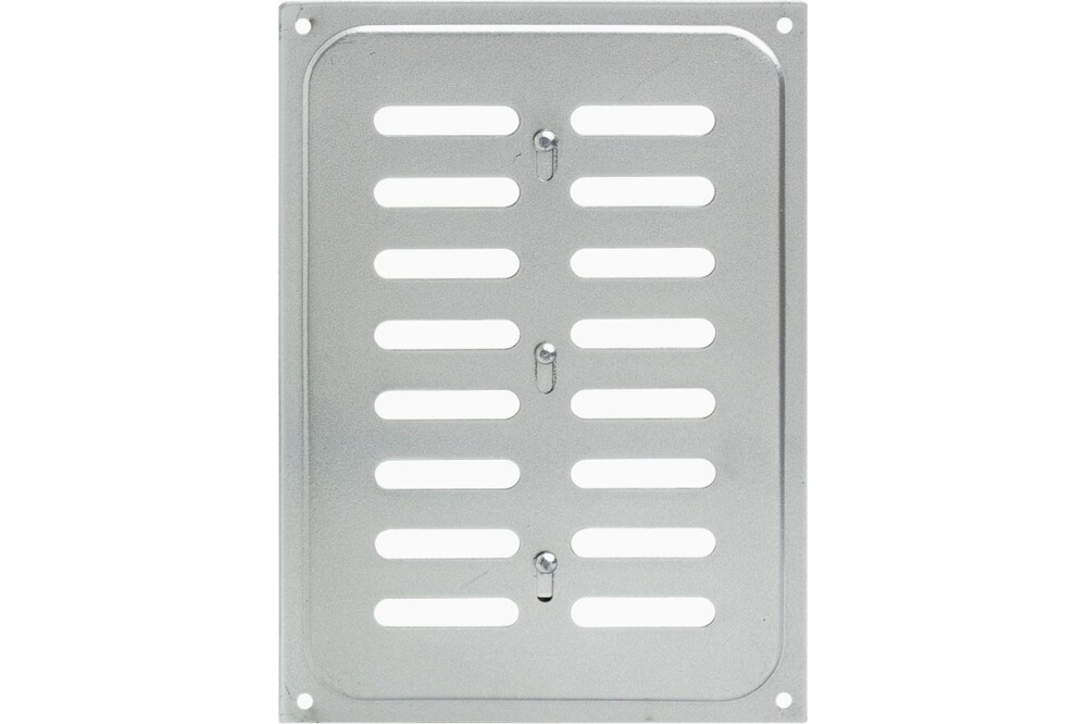 Решетка вентиляционная с заслонкой 165*240 хром