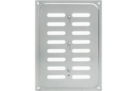 Решетка вентиляционная с заслонкой 165*240 хром