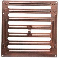 Решетка вентиляционная регулируемая Р-100 (150*150) медь