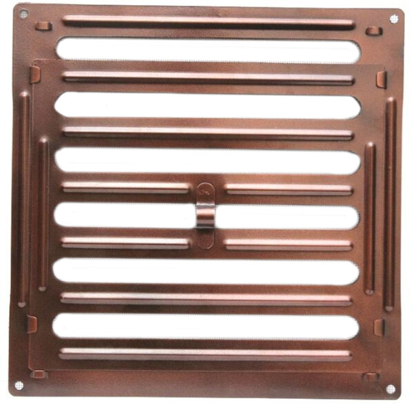 Решетка вентиляционная регулируемая Р-100 (150*150) медь