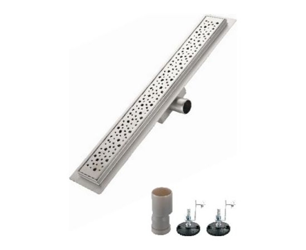 G86007-2 Трап-лоток GAPPO нерж 70*600мм (горизонтальный выпуск,ф40)  сухой затвор и гидрозатвор