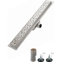 G87007-2 Трап-лоток GAPPO нерж 70*700мм (горизонтальный выпуск,ф40)  сухой затвор и гидрозатвор