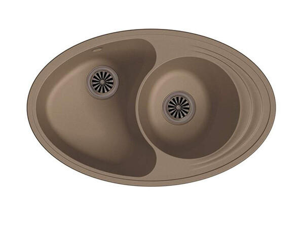 Мойка EWIGSTEIN Elegant W90KF 820*520 1.5 чаши +крыло (темно-бежевый)