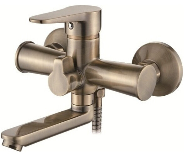 83112С Смеситель Ванна LOFFREY d-35 кор нос (бронза)