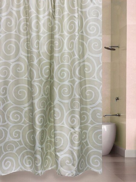 Штора для ванн BATH 180х200 Snail (беж./сер.) (ch1366/8) 