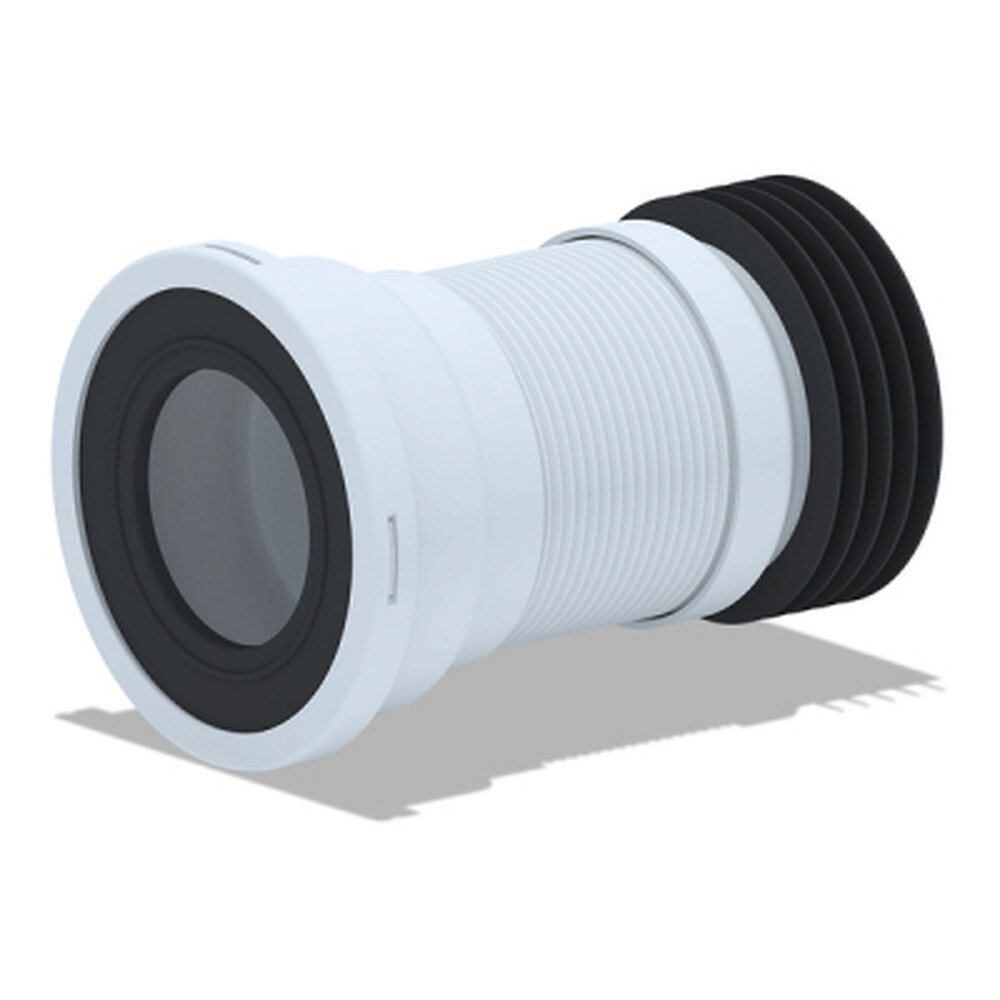 K918 Слив АНИ Пласт для унитаза с металличекой спиралью, L185-350мм