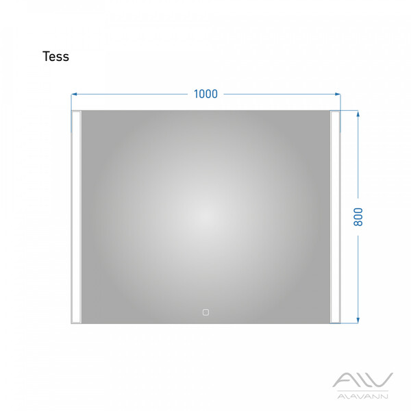 Зеркало TESS 100 р-р: Alavann