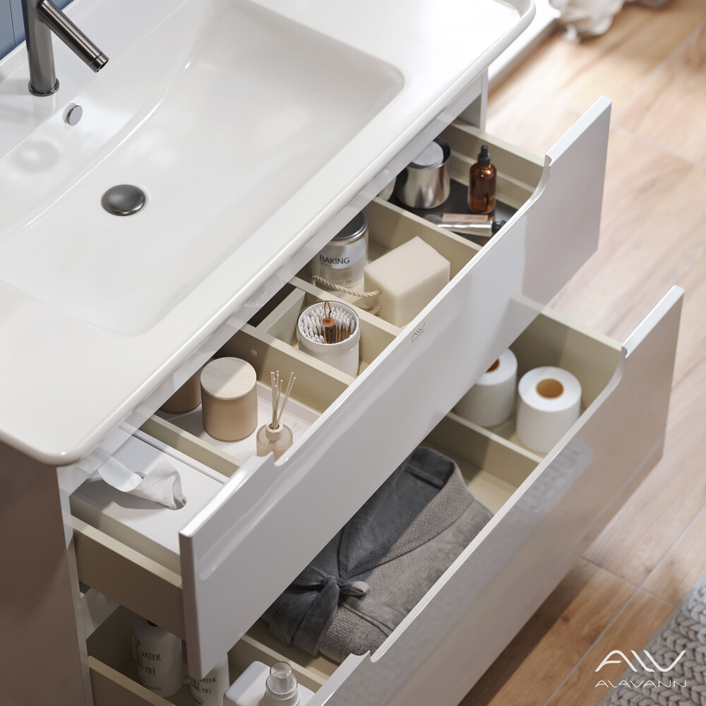 Тумба "BERTA - 105" под рак. "Дуглас-105" Белый Alavann