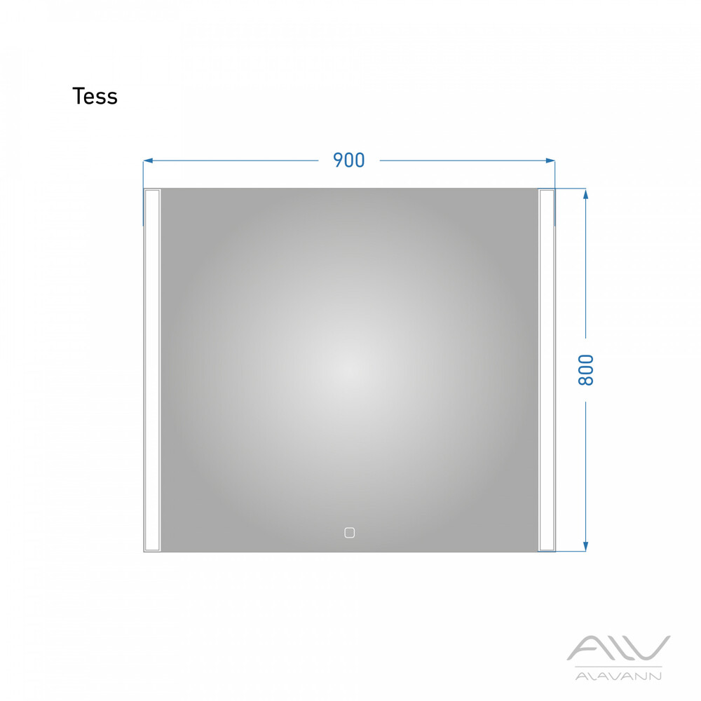 Зеркало TESS 90 р-р: Alavann