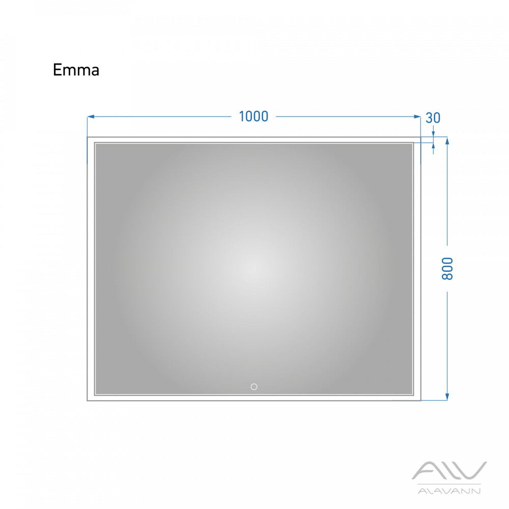 Зеркало EMMA 100 р-р: Alavann