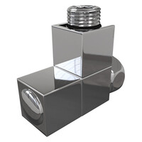 Вентиль угловой КВАДРО г/ш 3/4х1/2 (Хром) (2 шт) 06440