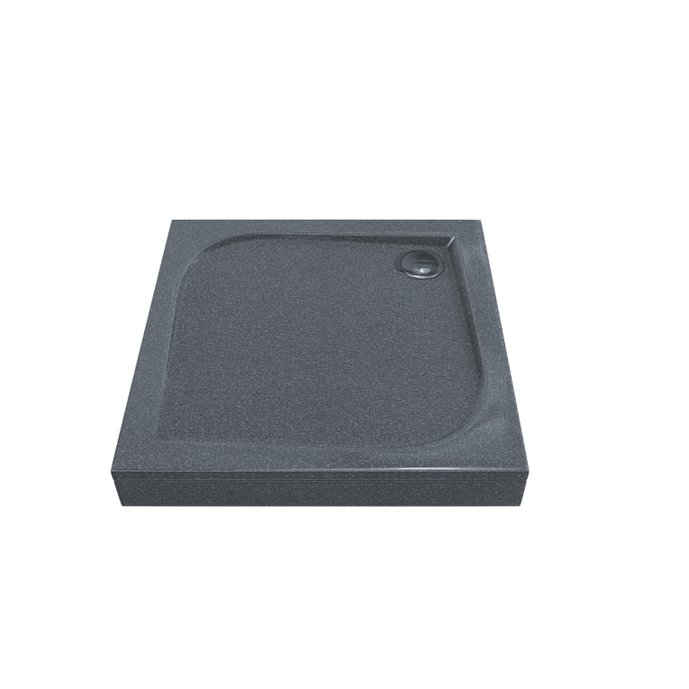 Поддон GOOD DOOR КВАДРО мрамор 90х90 (без автослива) ГРЕЙ (серый) ЛП00047  Распродажа