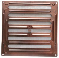 Решетка вентиляционная регулируемая Р-100 (150*150) бронза