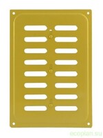 Решетка вентиляционная с заслонкой 165*240 золото*