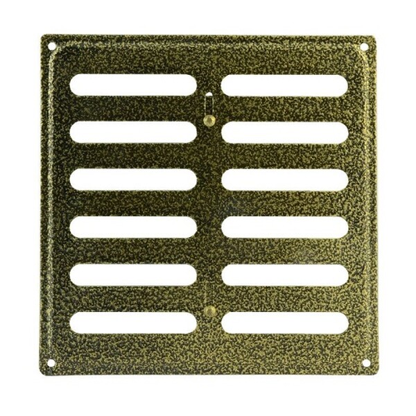 Решетка вентиляционная с заслонкой 200*200 медь