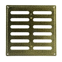 Решетка вентиляционная с заслонкой 200*200 бронза