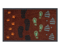 Коврик придверный влаговпитывающий SHAHINTEX Photoprint WASH and DRY 001 42х70