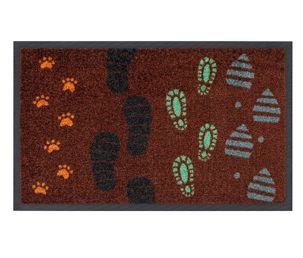 Коврик придверный влаговпитывающий SHAHINTEX Photoprint WASH and DRY 001 42х70