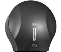 Диспенсер для туалетной бумаги Puff-7125Bl с замком, пластик, ЧЕРНЫЙ, диам. втулки 43мм