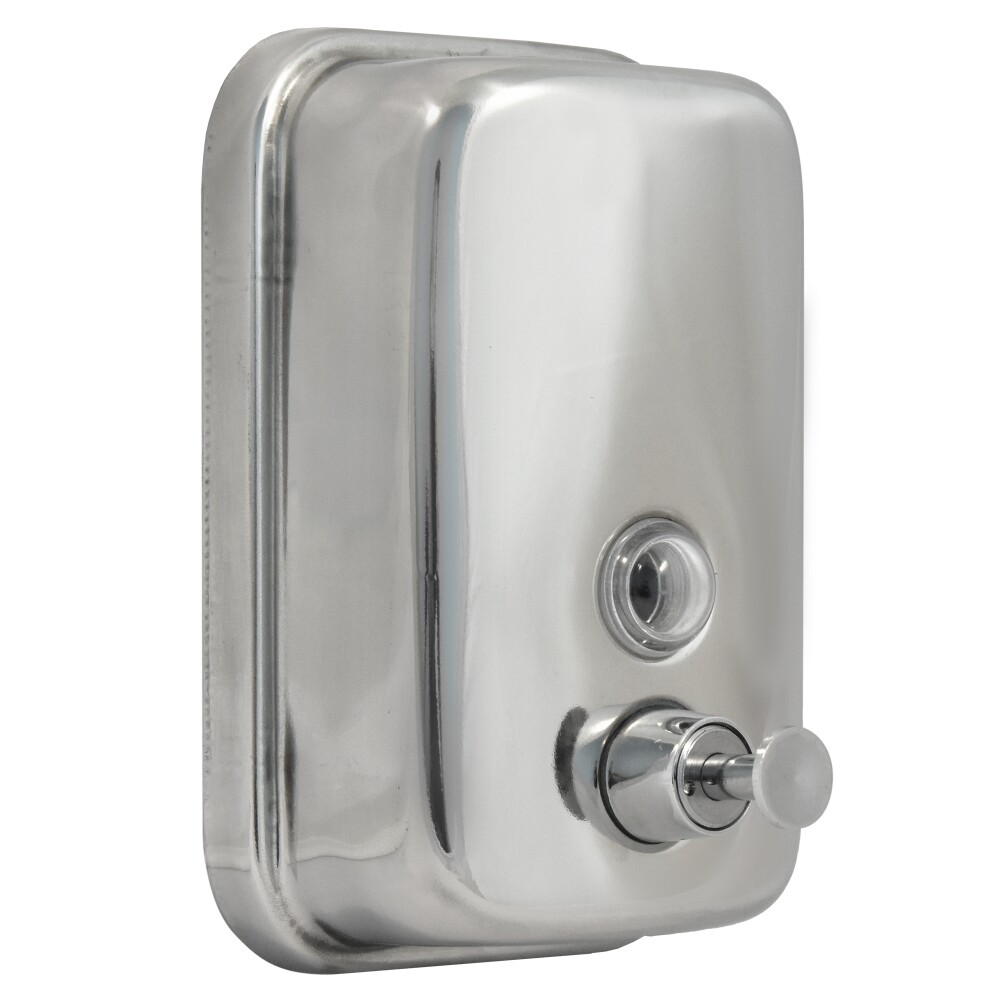 Дозатор для жидкого мыла настенный Solinne TM801 0,5л, нерж. сталь, хром/глянец (2512.030)