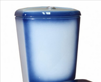 Бачок для унитаза Rosa "Рио", "Соло" СИНИЙ с арматурой г.Киров (меж.ос. 150 мм)