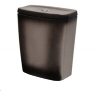 Бачок для унитаза Rosa "Рио", "Соло" ЧЕРНЫЙ с арматурой г.Киров (меж.ос. 150 мм)