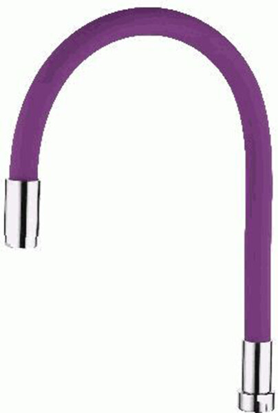 7503-8 Излив LEDEME силиконовый (фиолетовый) G3/4