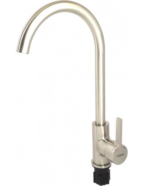 4299А Смеситель Кухня LEDEME шар. на гайке САТИН