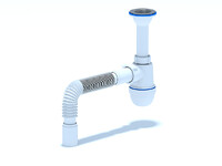 C0505 Сифон АНИ Пласт 1 1/2"*40 с гофрой 40/40