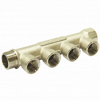 Коллектор 4 вых. (внутренняя резьба) 3/4"х1/2" СТМ C4MF3412
