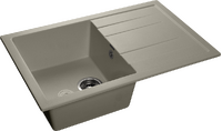 Мойка для кухни GranFest Композит QUADRO 780L чаша+крыло 770*495 мм (Q-780L топаз)