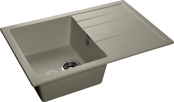 Мойка для кухни GranFest Композит QUADRO 780L чаша+крыло 770*495 мм (Q-780L топаз)