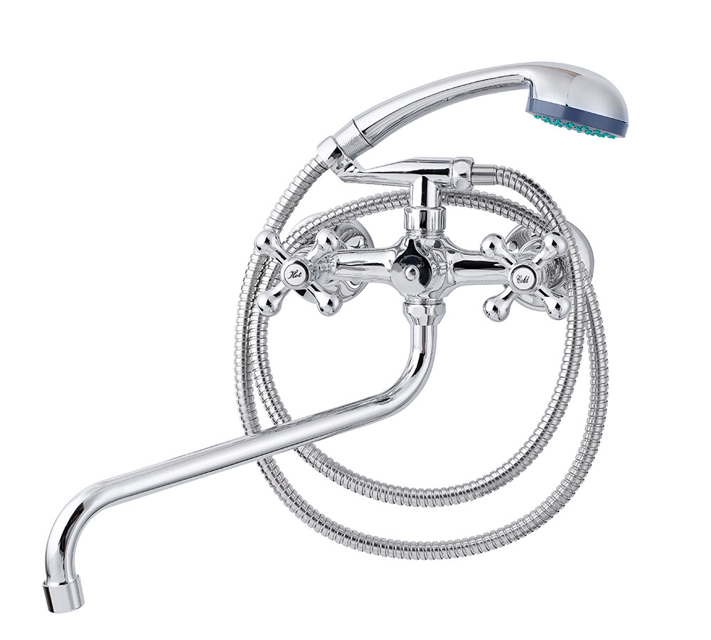 Смеситель Ванна TSARSBERG 1/2 м/к керам.перекл. 120-95 тип См-ВУДРНШлА