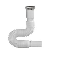 АС-1017М Гибкая труба (гофра) с латунн. гайкой(хром) ОРИО 1 1/2" х 32 длина 650 мм ***РАСПРОДАЖА