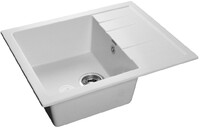 Мойка для кухни GranFest Композит QUADRO 650L 1чаша+крыло 650*500 мм (Q-650L иней)