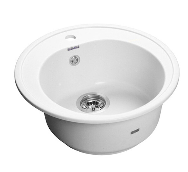 Мойка для кухни GranFest Композит RONDO 510 505*508 мм, круглая (R-510 иней)