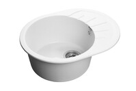 Мойка для кухни GranFest Композит RONDO 580L чаша + крыло 579*445 мм (R-580L иней)