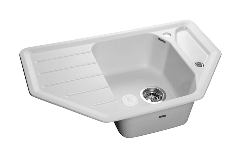 Мойка для кухни GranFest Композит CORNER 800E угловая 790*490 мм (C-800E иней)