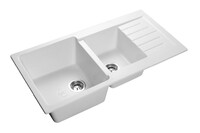 Мойка для кухни GranFest Композит PRACTIK 980KL 2 чаши+крыло 980х510 (P-980KL иней)