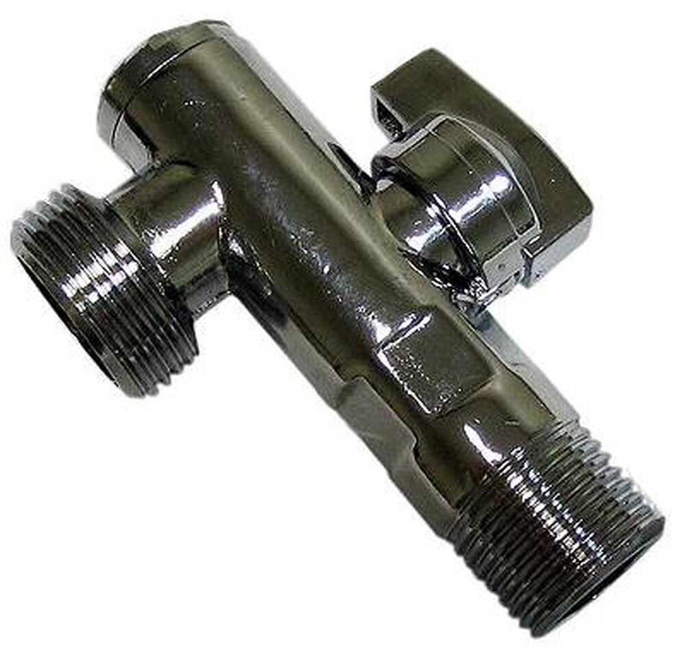 Кран угловой 1/2-3/4 c фильтром 752 L94