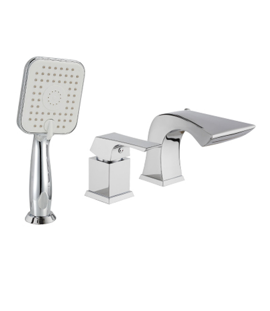LM4545C Unit Смеситель для ванны встраиваемый, на 3 отверстия, с аксессуарами, хром LEMARK