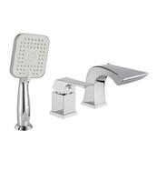 LM4545C Unit Смеситель для ванны встраиваемый, на 3 отверстия, с аксессуарами, хром LEMARK