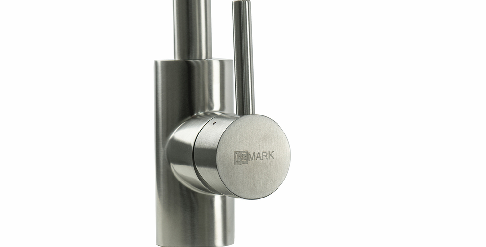 LM5077S Expert Смеситель для кухни с поворотным изливом, сталь LEMARK