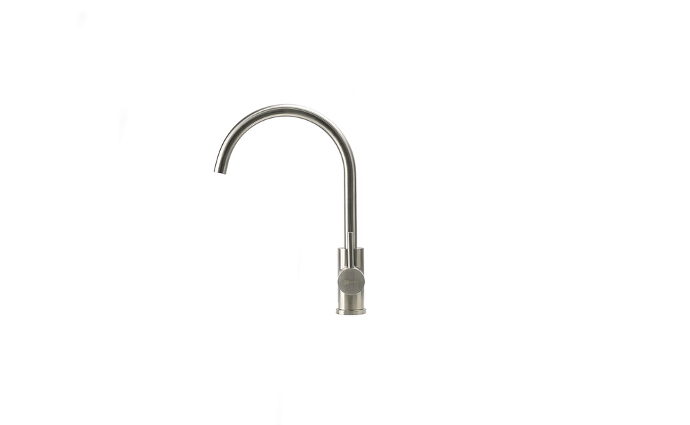 LM5078S Expert Смеситель для кухни с поворотным изливом, сталь LEMARK